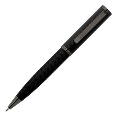 Hugo Boss HSI1064D Formation Herringbone Gun Ball Point Pen