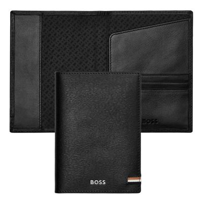 Boss HLP421A Iconic Black Passport Holder