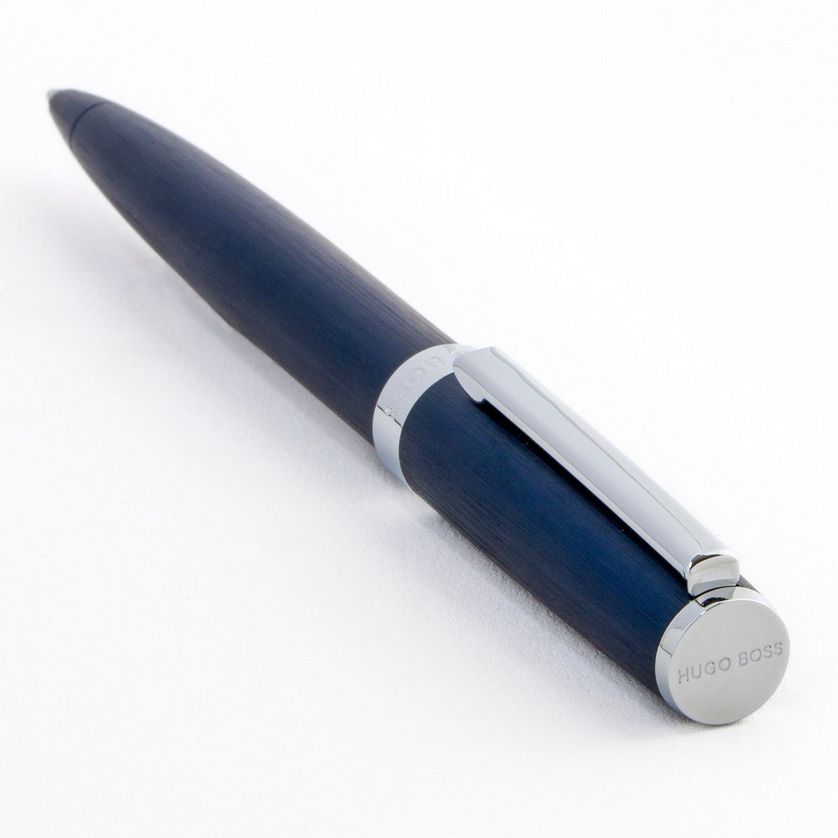 Hugo Boss HSK4414N Gear Brushed Navy Ball Point Pen