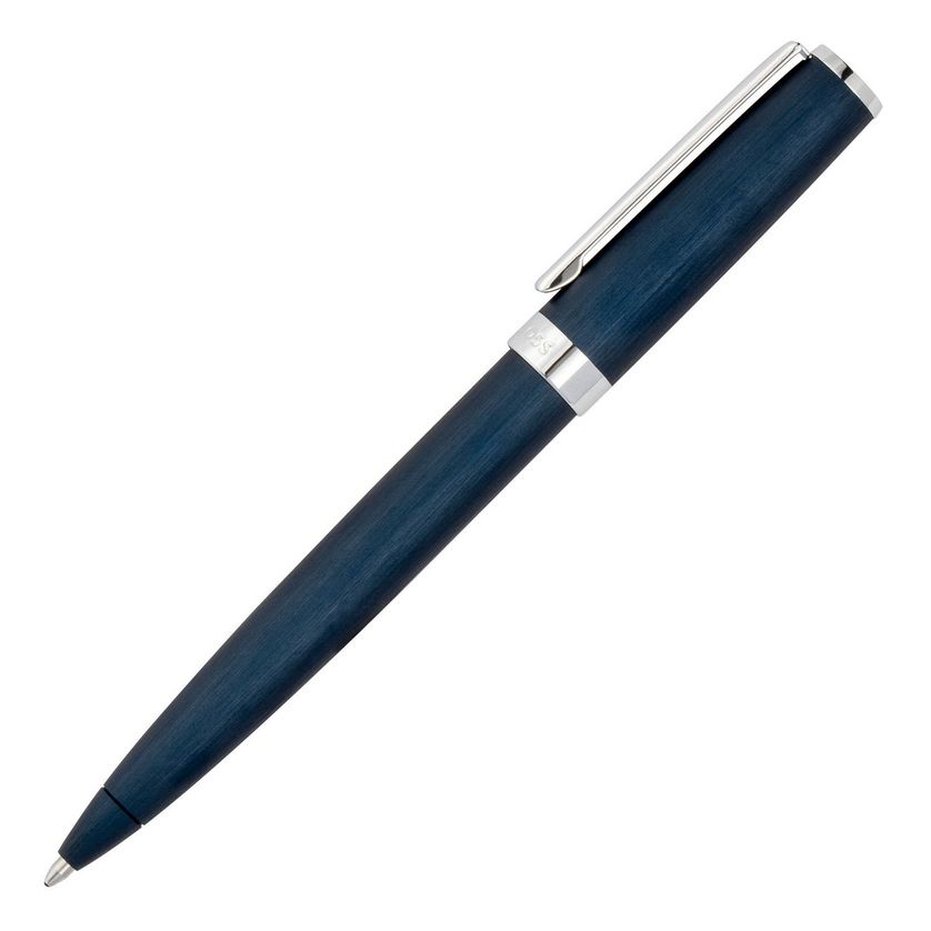 Hugo Boss HSK4414N Gear Brushed Navy Ball Point Pen