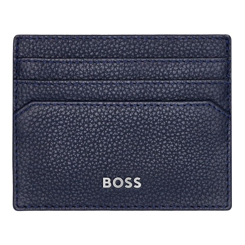 Boss HLC416N Classic Grained Navy Card Holder