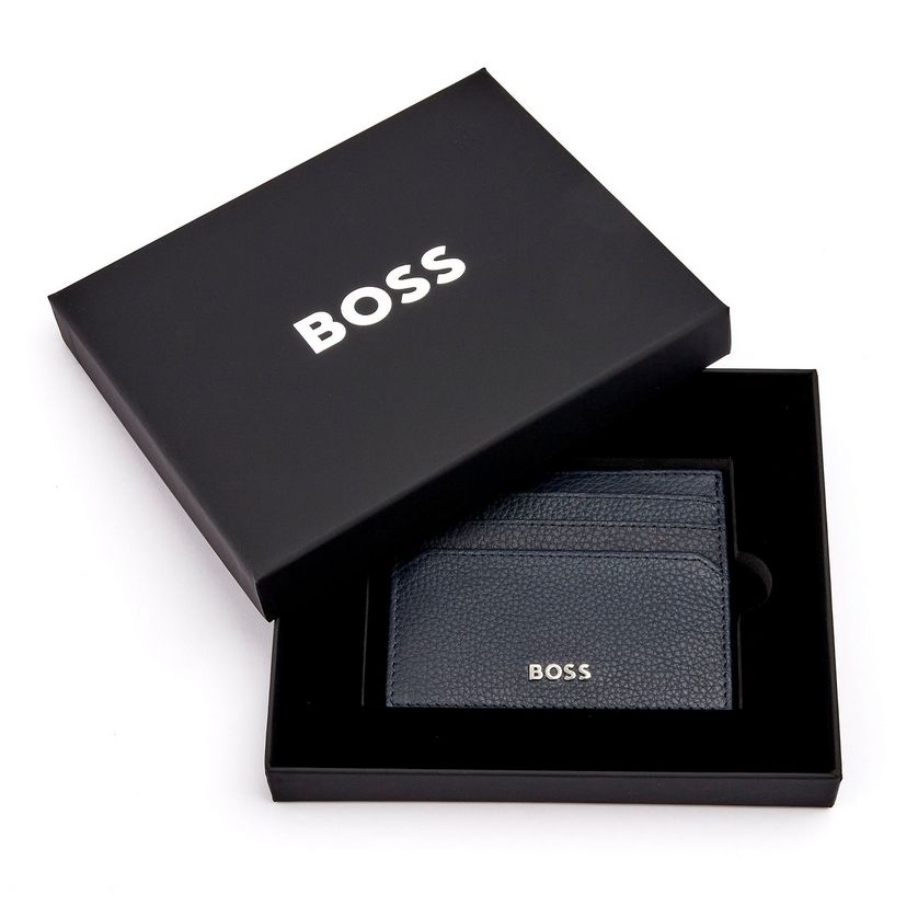 Boss HLC416N Classic Grained Navy Card Holder