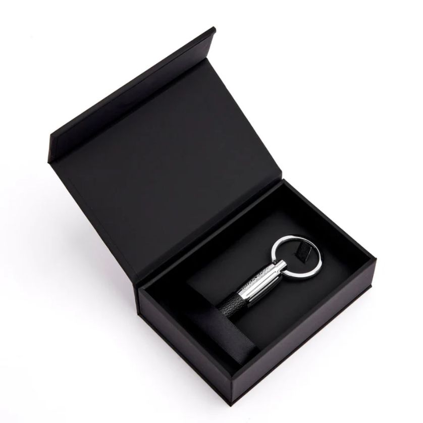Hugo Boss HAK410A Pure Iconic Black Key Ring Chain