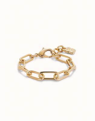 UNOde50 PUL2468ORO0000M 18kt Gold-Plated Chain Link Bracelet