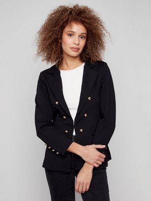 Charlie B C6394/633B Women's Blazer w/ Hook &amp; Eye Closure/