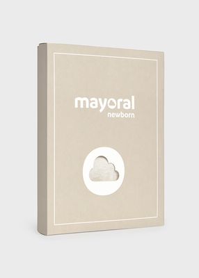 Mayoral 2564 Baby's Knit Top, Bottom, & Hat Set/