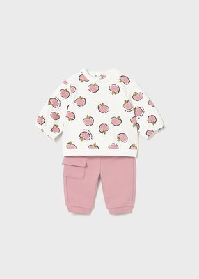 Mayoral 2630 Baby Girl's LS Top & Bottom Set/