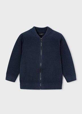 Mayoral 4385 Boy's Knit Zip Up/