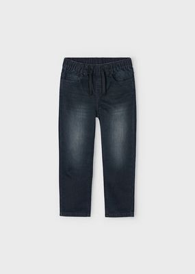 Mayoral 4566 Boy's Soft Denim Jogger Pants/