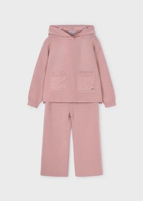 Mayoral 4580 Girl's LS Top & Trouser Set/