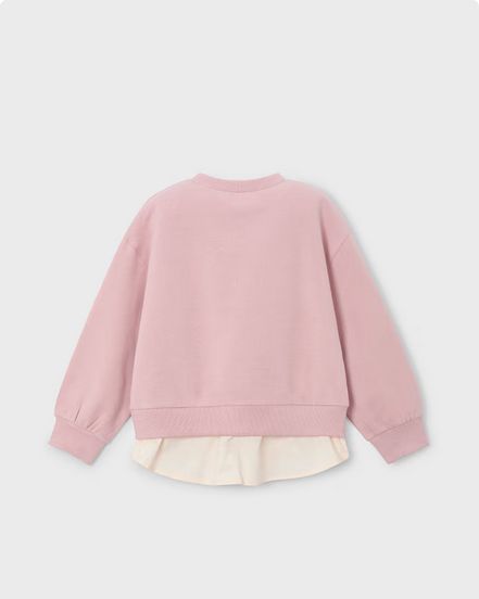 Mayoral 4435 Girl's Long Sleeve Strawdinary Sweater