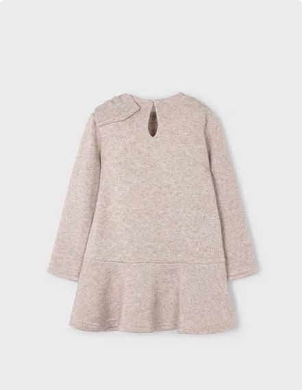 Mayoral 4991 Girl's Long Sleeve Shimmer Knit Dress