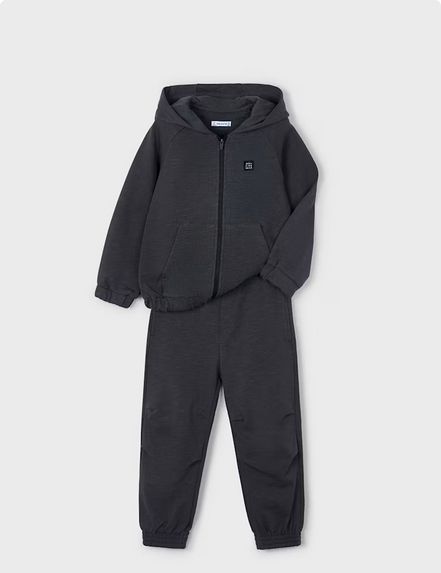 Mayoral 4807 Boy's Zip Up &amp; Jogger- 2pc Tracksuit Set/