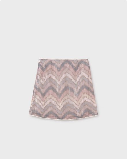 Mayoral 7031/7903 Girl's Long Sleeve Sequin Top & Skirt Set