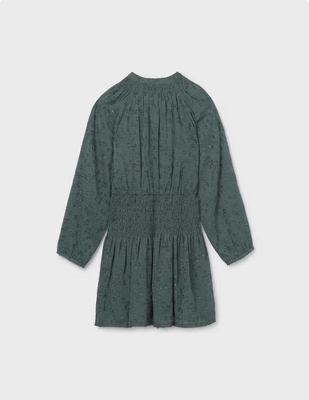 Mayoral 7909 Girl's Long Sleeve Chiffon Dress