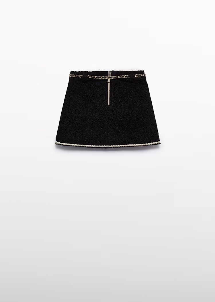 Abel & Lula 5517 Girl's Lamb Wool Skirt w/ Belt