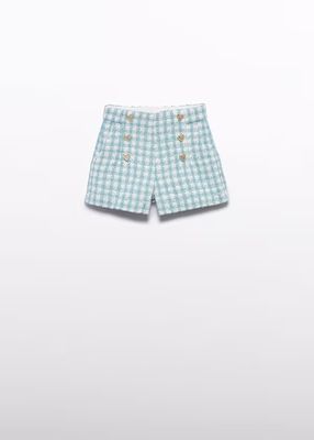 Abel & Lula 5719 Girl's Plaid Shorts/