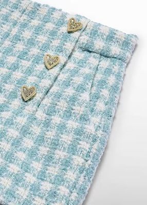 Abel & Lula 5719 Girl's Plaid Shorts/