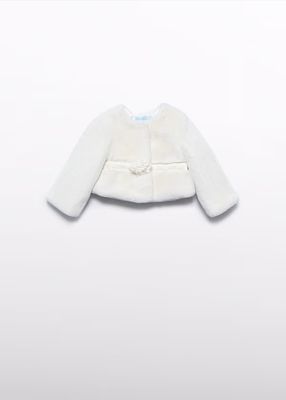 Abel & Lula 5818 Baby Girl's Fur Coat/