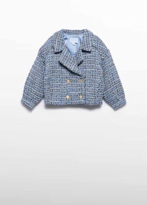 Abel & Lula 5841 Girl's Knit Button Up Jacket/