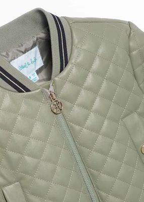 Abel & Lula 5842 Girl's LS Quilted Jacket/