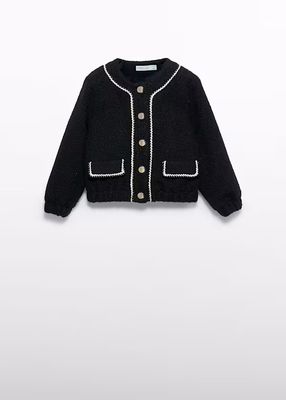 Abel & Lula 5843 Girl's Sherpa Button Up Jacket/