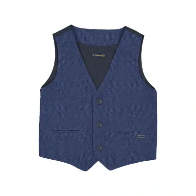 Mayoral 3349 Boy's Navy Blue Vest