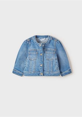 Mayoral 1494 Baby Girl’s Long Sleeve Jean Jacket – Medio
