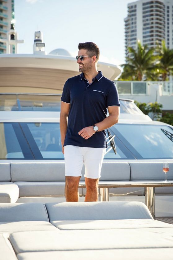 Au Noir MERCURY Men’s Short Sleeve Polo Shirt w/ Pocket