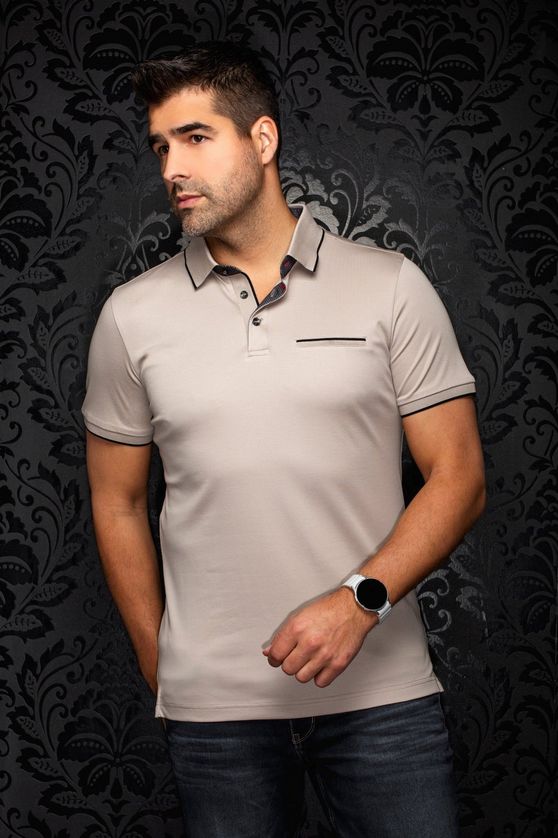 Au Noir MERCURY Men’s Short Sleeve Polo Shirt w/ Pocket