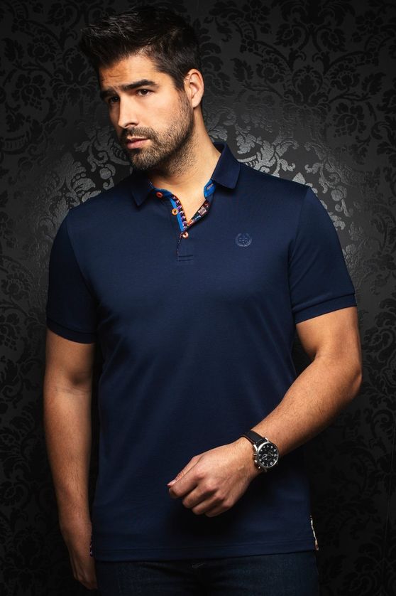Au Noir EAGLE Men’s Short Sleeve Polo Shirt