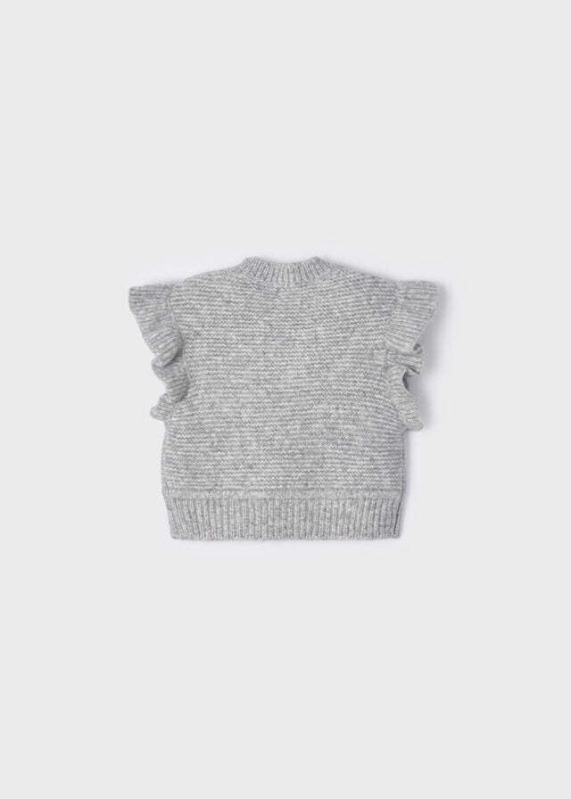 Mayoral 4313 Girl's Ruffle Sleeve Knit Vest – Plata Vigore