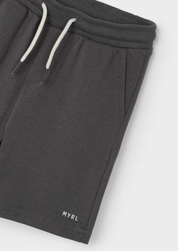 Mayoral 611 Boys Dark Grey Shorts with white draw string
