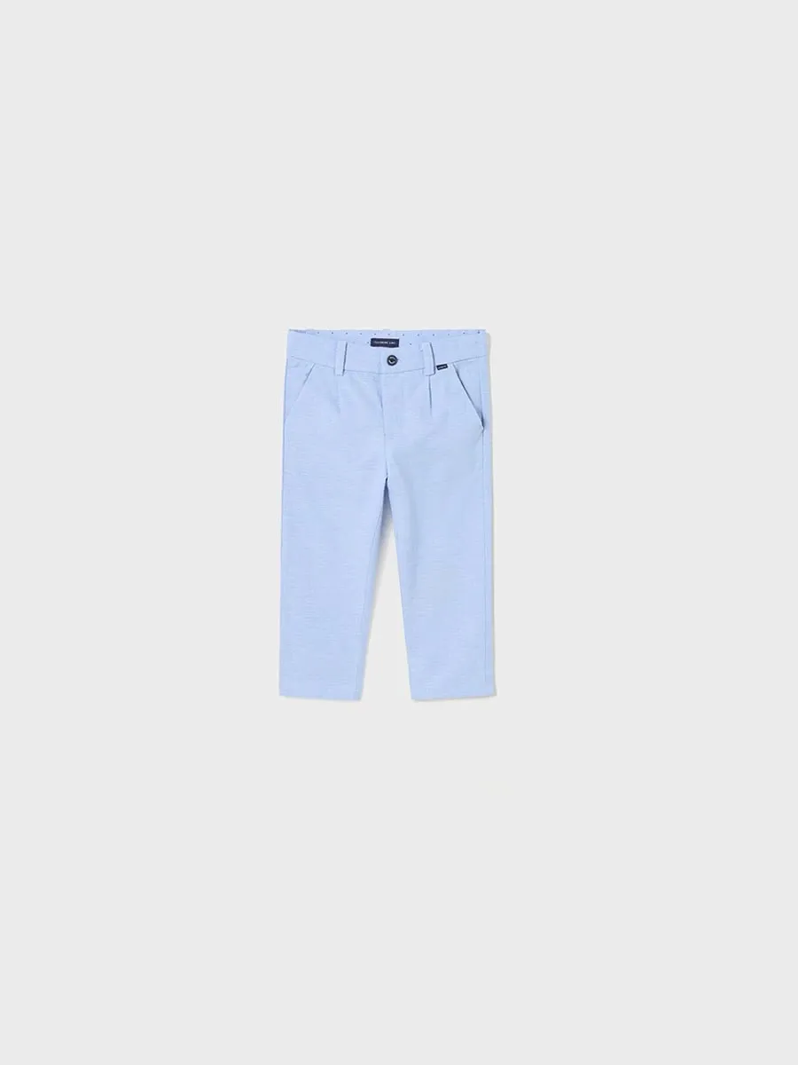 Mayoral 1417/1517/1115 Baby Boy's Linen Blazer, Long Sleeve Shirt & Dress Pant Set 3PC
