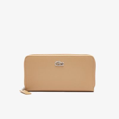 Lacoste NF2900PO Women's L Polyvinyl Zip Wallet