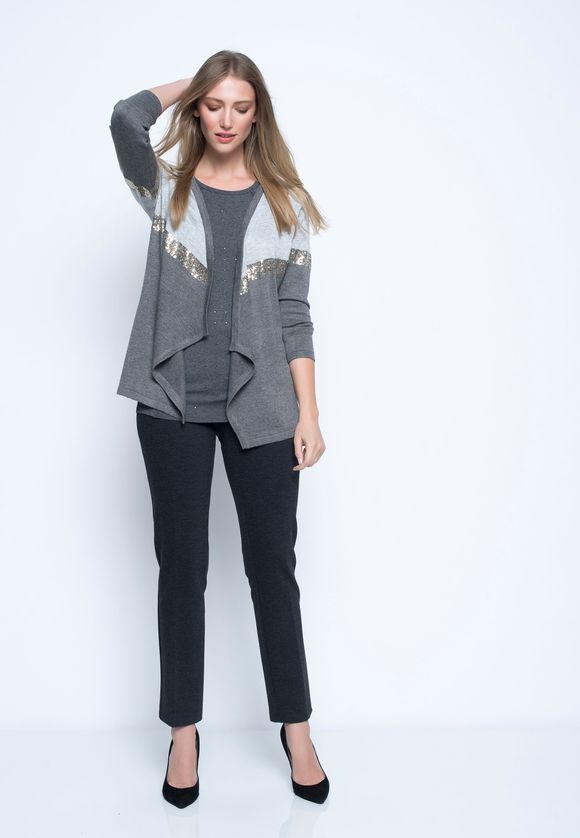 Picadilly 1G976 Women's Pull-On Straight Pants
