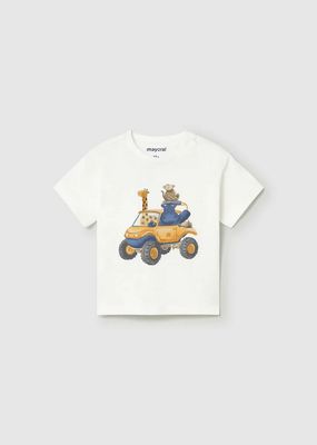 Mayoral 1010 Baby Boy’s 12M T-Shirt White & Short Blue Set 2PC