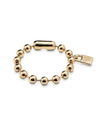 UNOde50 PUL1215ORO0000M 18kt Gold-Plated Large Ball Beads Bracelet