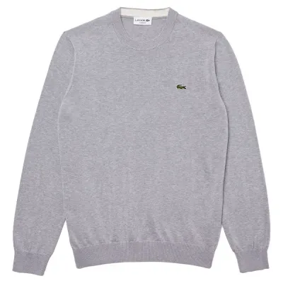 Lacoste AH1985-52  Men’s  Crew Neck Cotton Sweater/