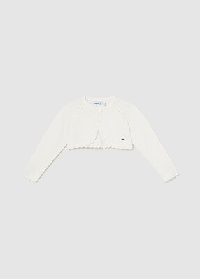 Mayoral 306 Baby Girl's Basic Knit Bolero