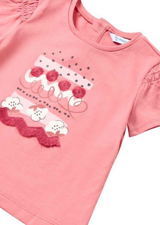 Mayoral 1011 Baby Girl's Short Sleeve T-Shirt