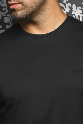 Au Noir C-MICHAEL Men’s SS Round Neck T-Shirt/ BLACK