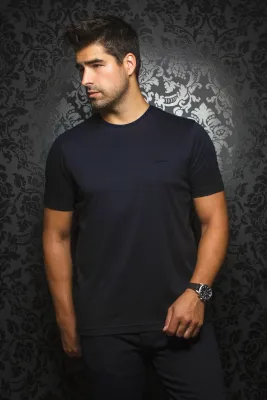 Au Noir C-MICHAEL Men’s SS Round Neck T-Shirt/ NAVY Au Noir C-MICHAEL Men’s SS Round Neck T-Shirt/ NAVY