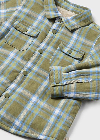Mayoral 2187 Baby Boy's Long Sleeve Flannel Coat – Bosque