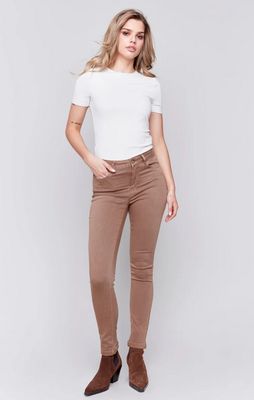 Charlie B C5309X-188B Women's Twill Jeans w/ Hem Cuff