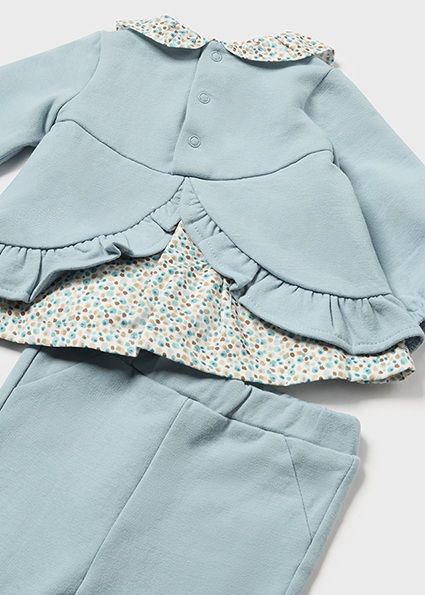 Mayoral 2507 Baby Girl's Long Sleeve Top & Pants Set 2PC – Polar
