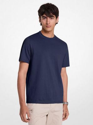 Michael Kors CR451V9HFK Men's T-Shirt - Mini MK logo / NAVY BLUE Michael Kors CR451V9HFK Men's T-Shirt - Mini MK logo / NAVY BLUE