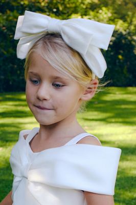 Abel & Lula 5442 Girls One Size Large Bow Headband/