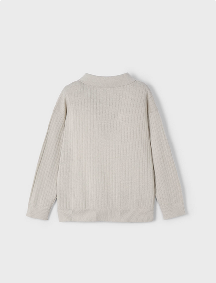 Mayoral 3367 Boy’s Youth Polo Knit Sweater – Hueso