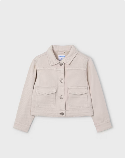 Mayoral 3407 Girl's Long Sleeve Twill Jacket – Arena